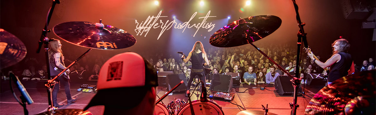 Riffster Productions performance band photography banner