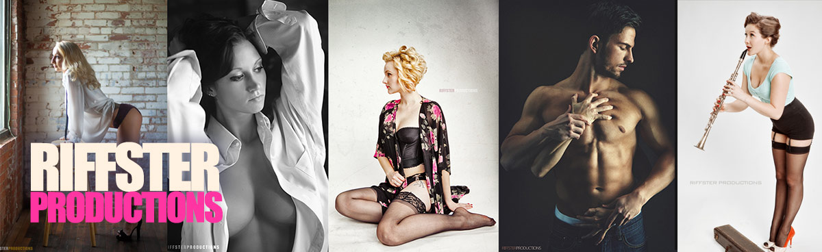Riffster Productions boudoir photography banner